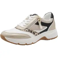 Jana Baskets basses beige / marron / noir / blanc