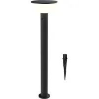 Luxform Lampe de jardin design Lawton Noir Hybride