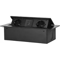 ORNO Prise de courant pour meubles (2x, CEE 7/7, USB-A, USB-C)