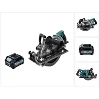 Makita RS 002 GD1 Scie circulaire portative sans fil 40 V max. 260 mm Brushless + 1x batterie 2,5 Ah - sans chargeur