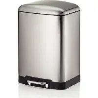 kela Corbeille à papier Davin 12 l acier inoxydable KL-10902