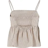 Urban Classics Haut beige / noir / blanc