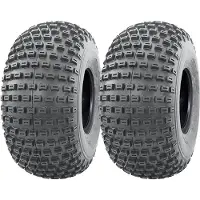 Wanda 18x9.50-8 Knobby ATV Quad Tyres Wanda P322 4-ply Tubeless Off Road (Set of 2)