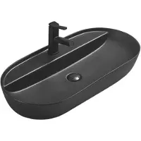 Mexen Adel lavabo pour comptoir 80x 40 cm, noir mat (22168085)