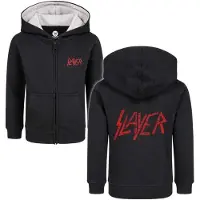 Slayer Vestes à capuches pour enfants de - Metal-Kids - Logo - 92 - 152 - pour Enfants - noir - Taille 2 Ans