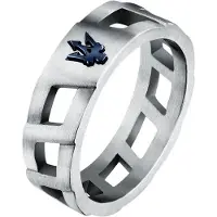 Maserati Iconic Trident S19 Ring Argenté Homme