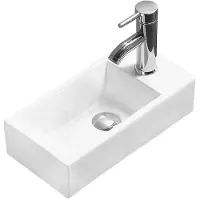 Mexen Lavabo INEZ blanc gauche 45 cm