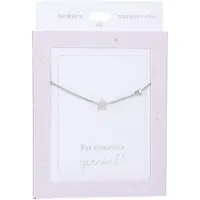 Depesche Collier « Heart of Gold » argenté - Bijou pour femme avec pendentif en forme d'étoile