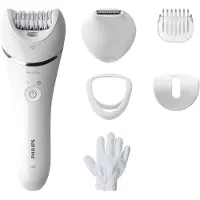 Philips Épilateur 100 % étanche Série 8000 avec 6 accessoires 4059 Épilation ultime Efficace