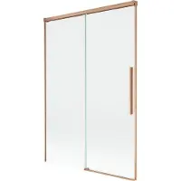 Mexen Rox Baignoire Paravent à 2 panneaux coulissants 100 x 150 cm, transparent, chrome - 8C9-100-003-01-00