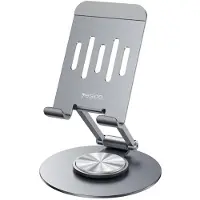 Yesido Universal Desk Holder C299 Foldable Rotary Silver, Support pour smartphone, Argent