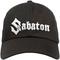 Sabaton Casquette de - Metal-Kids - Logo - pour Enfants - noir - Taille S
