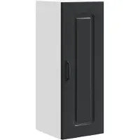 vidaXL Façade de lave-vaisselle Kalmar, noir, 30 x 31 x 80 cm