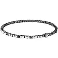Maserati Tennis Bracelet Argenté Homme