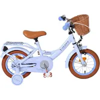Volare Vélo enfant Ashley - Fille - 12 pouces - Bleu pastel