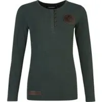 Super.natural T-shirt manches longues de - Moons and Salt Circles - S - XXL - pour Femme - vert - Taille XL