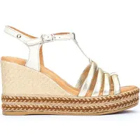 Pikolinos pour femme. W3Z-1629 Sandales en cuir Aguadulce marron (37), 5 à 8 cm, Velcro, Casuel