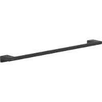Hansgrohe 41747670 AddStoris - Barre de bain - Barre porte-serviettes, noir mat