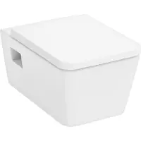 Hansgrohe EluPura Original Q Siège de WC, avec couvercle, blanc, 365x440x45mm