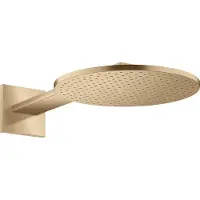 Hansgrohe Douche de tête 300 1jet AXOR avec bras de douche montage mural bronze brushed (1 Type de jet, 19 l/min)