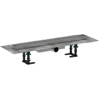 Hansgrohe HG Caniveau de douche RainDrain Compact Kit complet 600mm (600 mm)