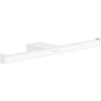 Hansgrohe Porte rouleau papier toilette mural double l.30 cm blanc mat Addstoris
