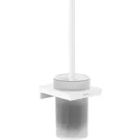 Hansgrohe Addstoris Garniture brosse WC mat blanc 41752700