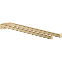 Hansgrohe Addstoris Porte-serviettes 2 barres bronze brossé 41770140