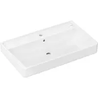Hansgrohe Xanuia Q lavabo, avec trou pour robinet, avec trop-plein, 800x480mm, blanc (480 mm, 800 mm)
