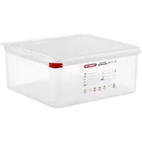 Multi Beholder lufttaet L35.4xL32.5xH15cm 2/3GN 14ltr polypropylène låg clair,1 pc, Boîte de conservation, Transparent