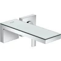 Axor Robinet mitige pour vasque, encastré, pour montage mural, avec bec de 221 mm, finition chrome/verre miroir (gamme MyEdition)