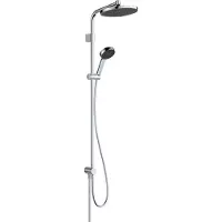 Hansgrohe Activera S 240 colonne de douche de pluie sans robinet Reno Varia Chrome Brillant