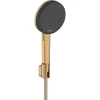 Hansgrohe Raindance Alive Select S Set de support de douche 125, 3-jet EcoSmart avec flexible de douche Designflex textile 160cm, 24611140