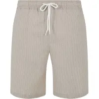Urban Classics Pantalon 'Seersucker' gris / greige