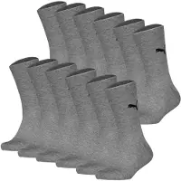 Puma Chaussettes gris chiné / noir