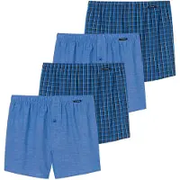 Schiesser Boxers bleu / noir