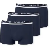 Schiesser Boxers bleu nuit / blanc