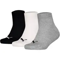 Puma Chaussettes gris chiné / noir / blanc