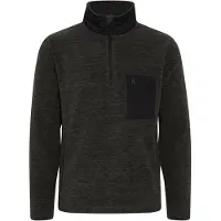 INDICODE JEANS Pull-over vert chiné / noir