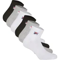 FILA Chaussettes gris / noir / blanc