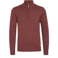 Blend Pull-over 'Robin' marron / gris argenté / bordeaux
