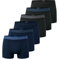 Schiesser Boxers bleu marine / noir