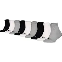 Puma Chaussettes gris chiné / noir / blanc