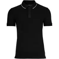 Armani Exchange pour homme. XM001285AF10366UC001 Polo Idéal noir (M), Casuel, Coton, Manche courte