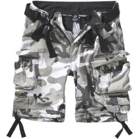 Brandit Pantalon 'Savage Vintage' gris fumé / greige / gris foncé / blanc