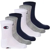 Champion Chaussettes bleu marine / gris chiné / blanc