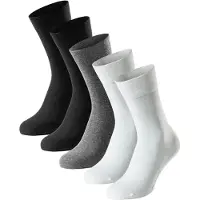 Schiesser Chaussettes 'Bluebird' gris / noir / blanc
