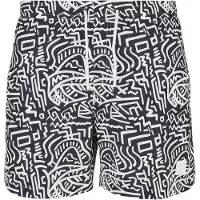 Urban Classics Shorts de bain noir / blanc