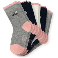 Schiesser Chaussettes 'Hi' gris / rose / noir / blanc