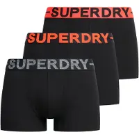 Superdry Boxers gris chiné / rouge / noir